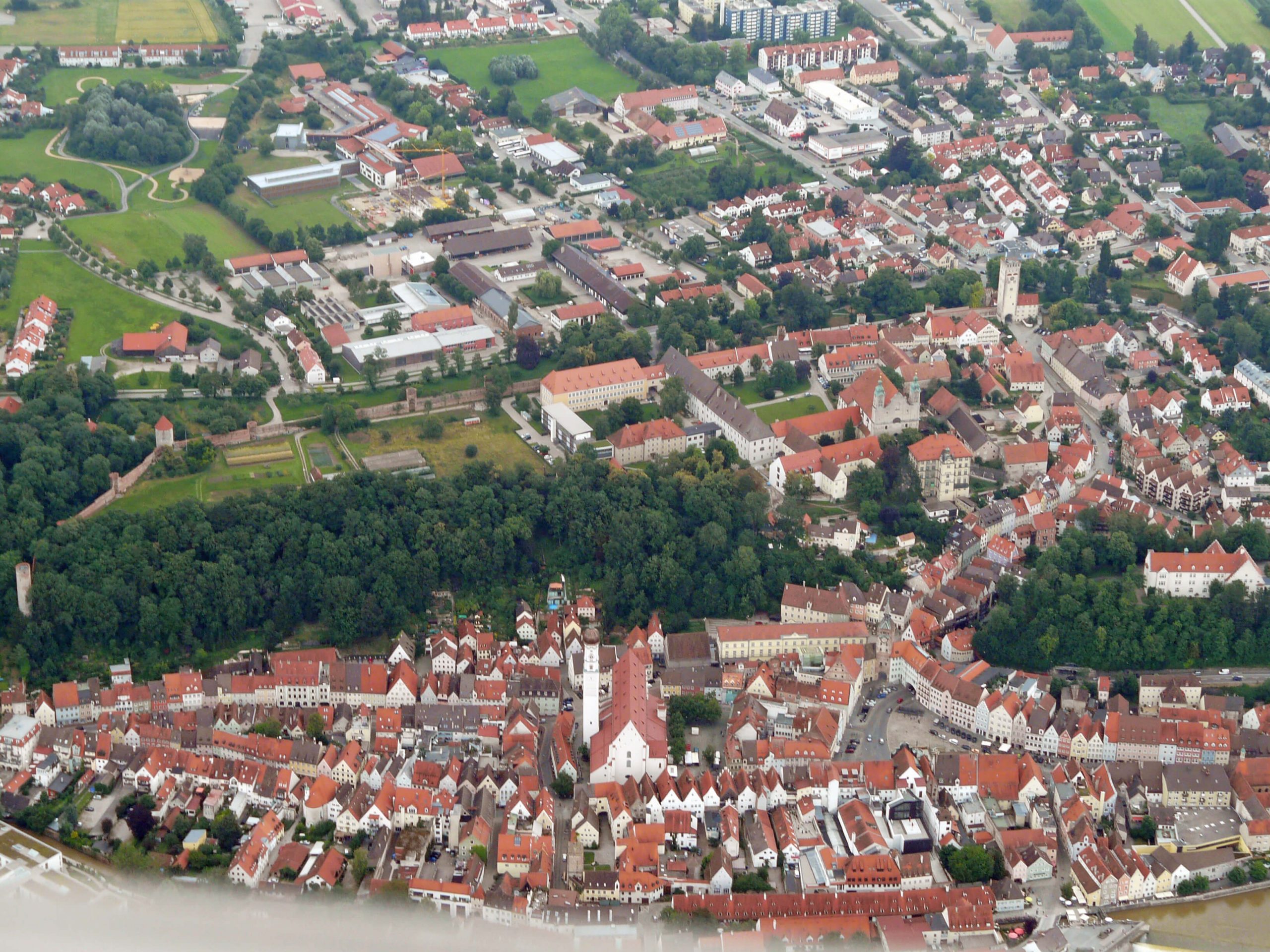 Landsberg am Lech aus der Luft